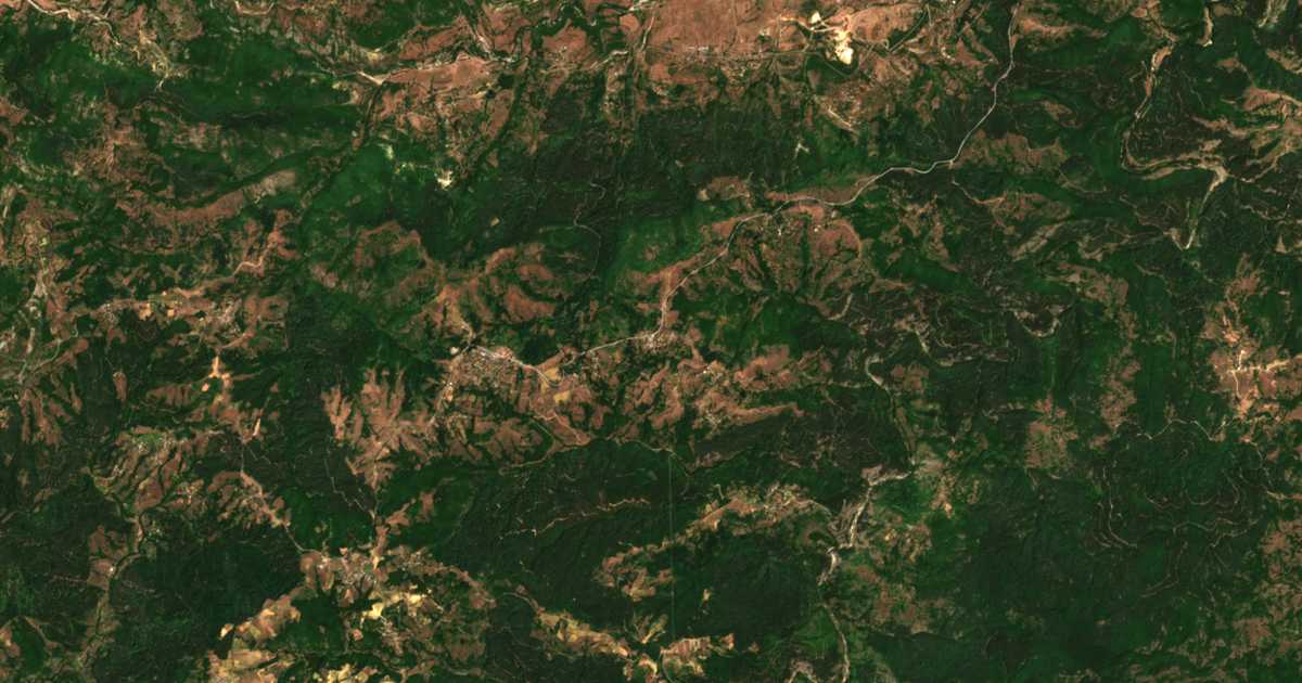 Сателитска карта на Leštarka