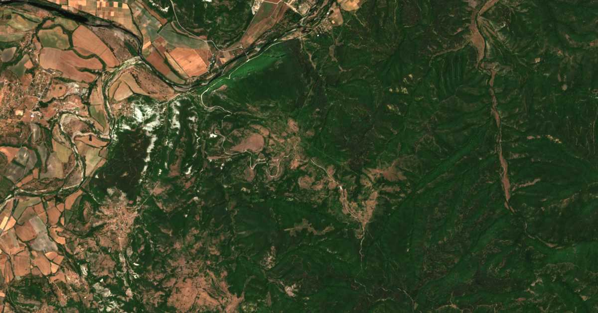 Сателитска карта на Orešari