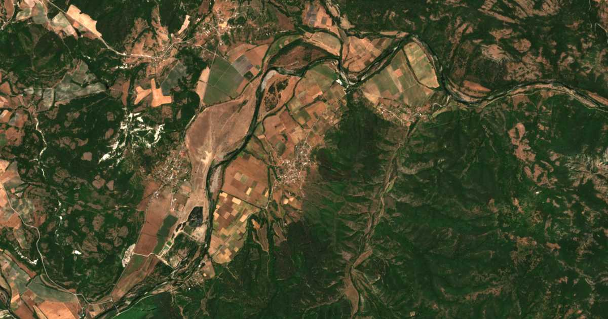 Сателитска карта на Strandževo