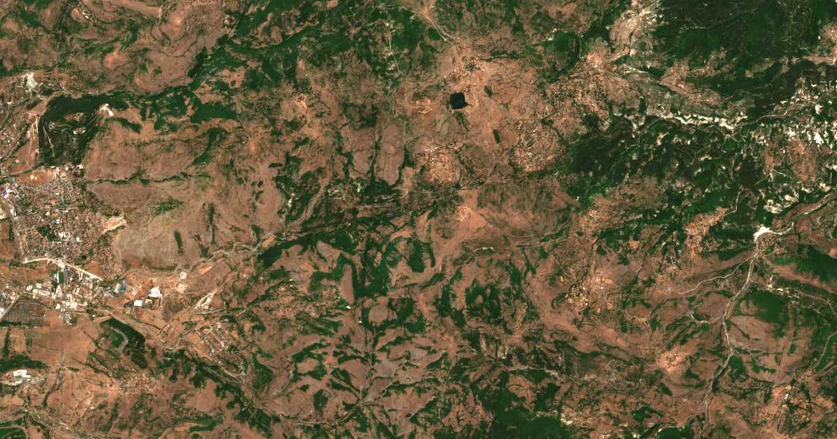 Сателитска карта на Plešinci