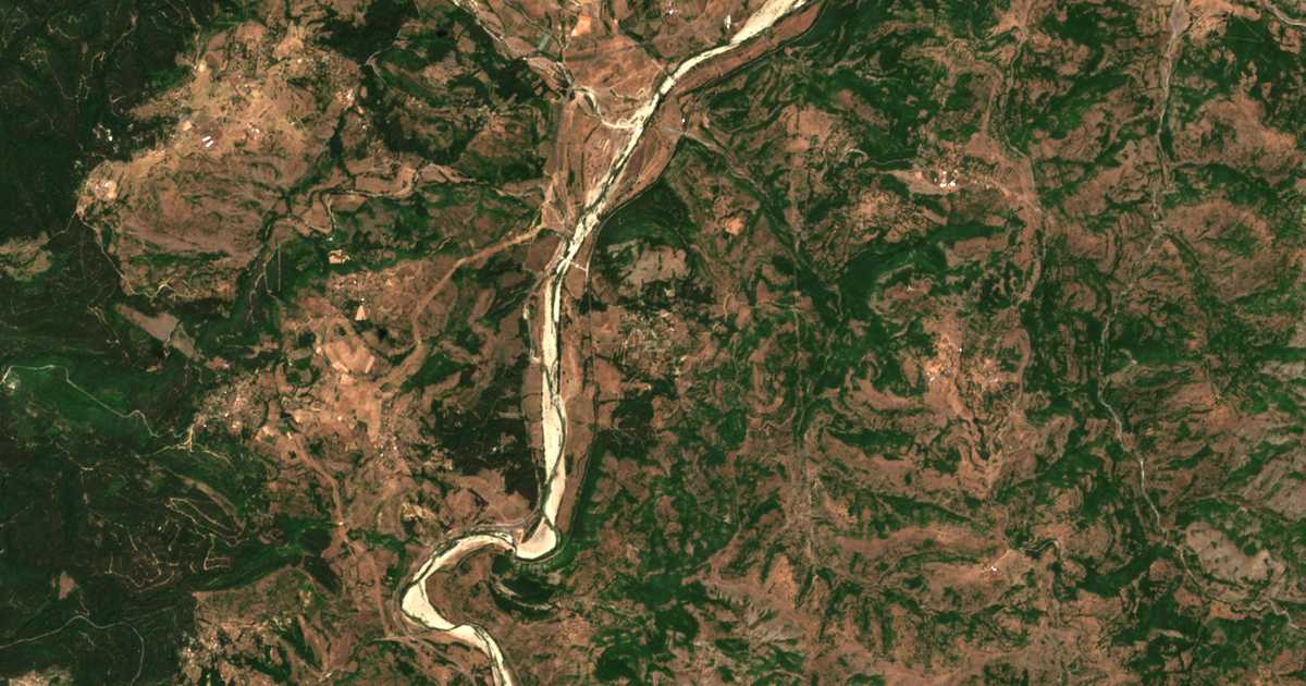 Сателитска карта на Ptičar