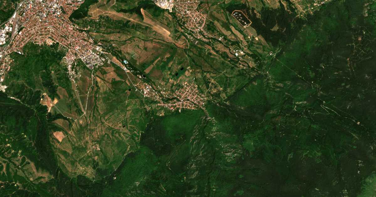Сателитска карта на Bistrica