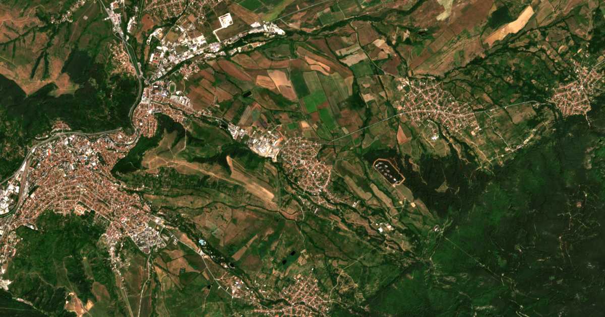 Сателитска карта на Samoranovo