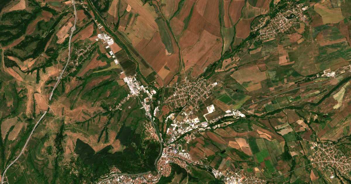 Сателитска карта на Jahinovo