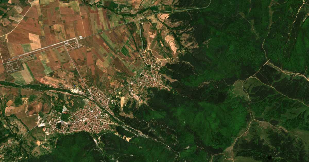 Сателитска карта на Saparevo