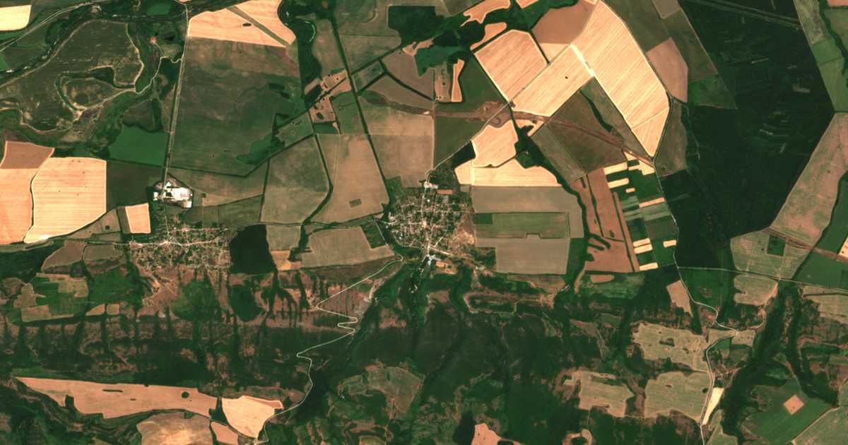 Сателитска карта на Krušuna