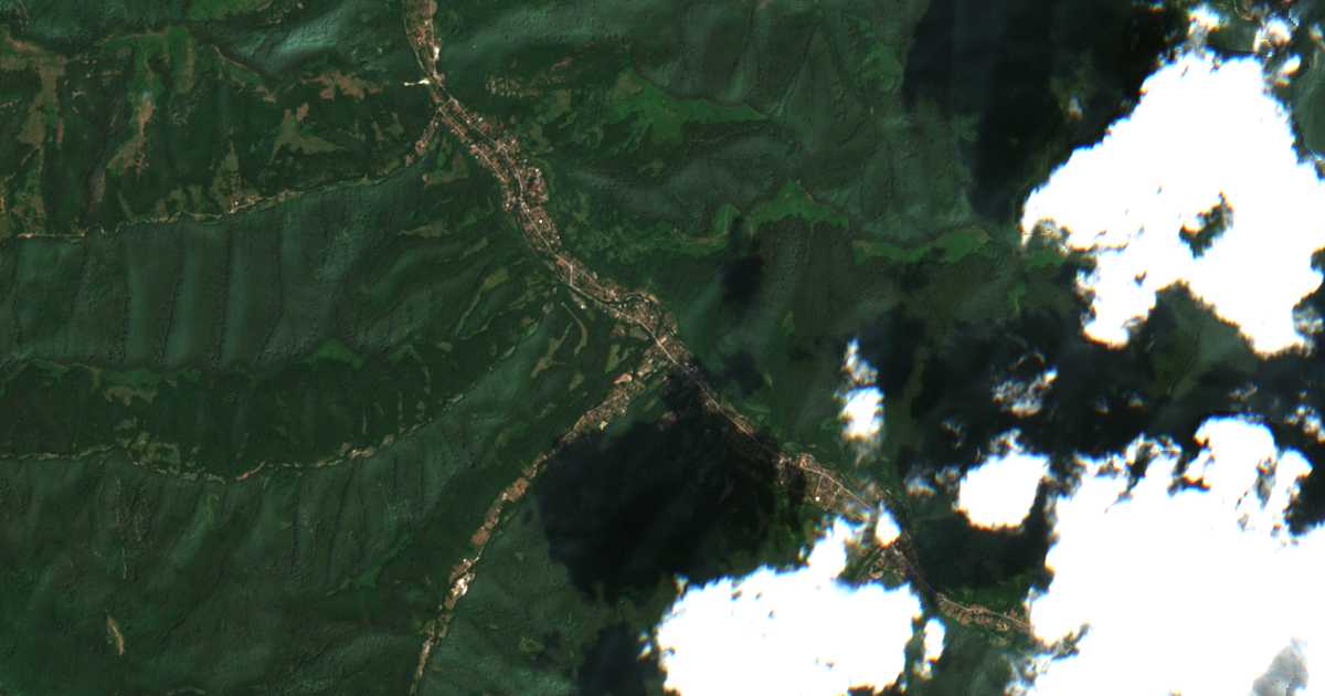 Сателитска карта на Ribarica