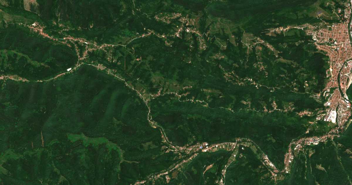 Сателитска карта на Gorno Trape