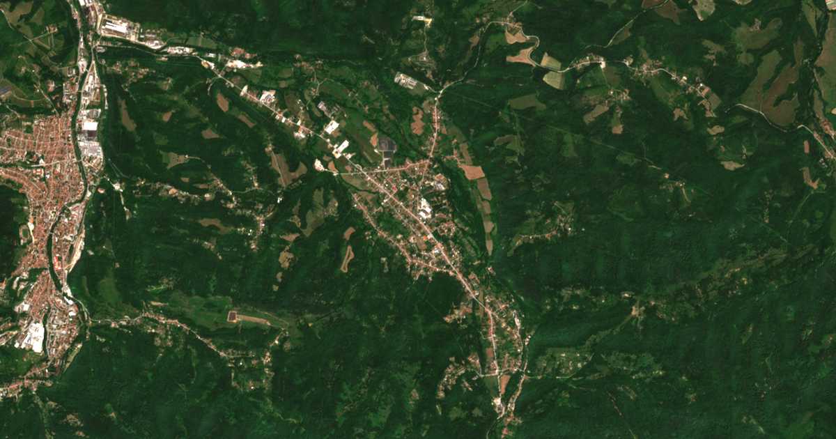 Сателитска карта на Orešak