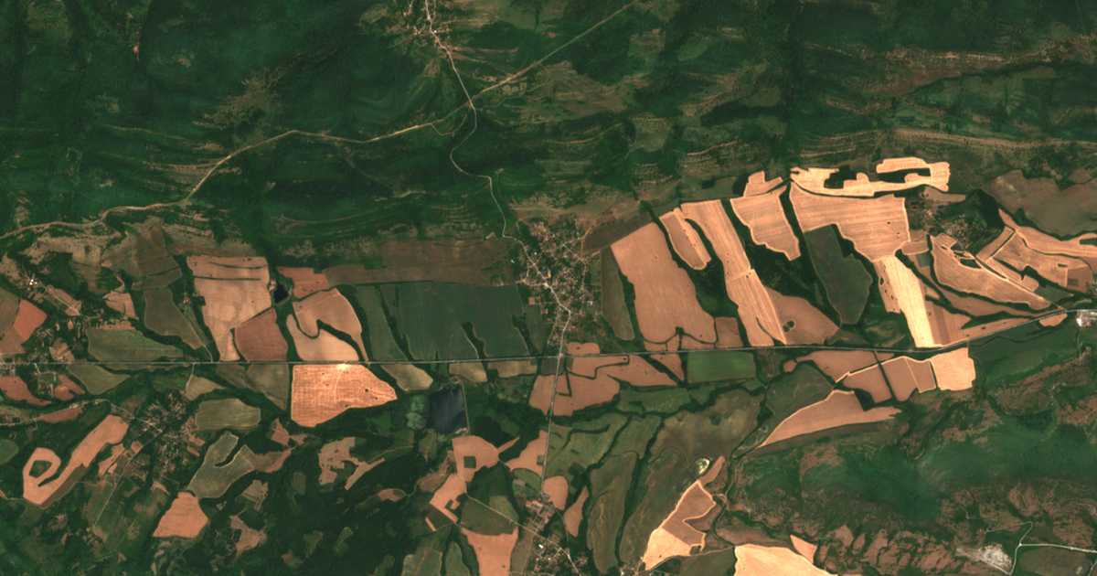 Сателитска карта на Orešene