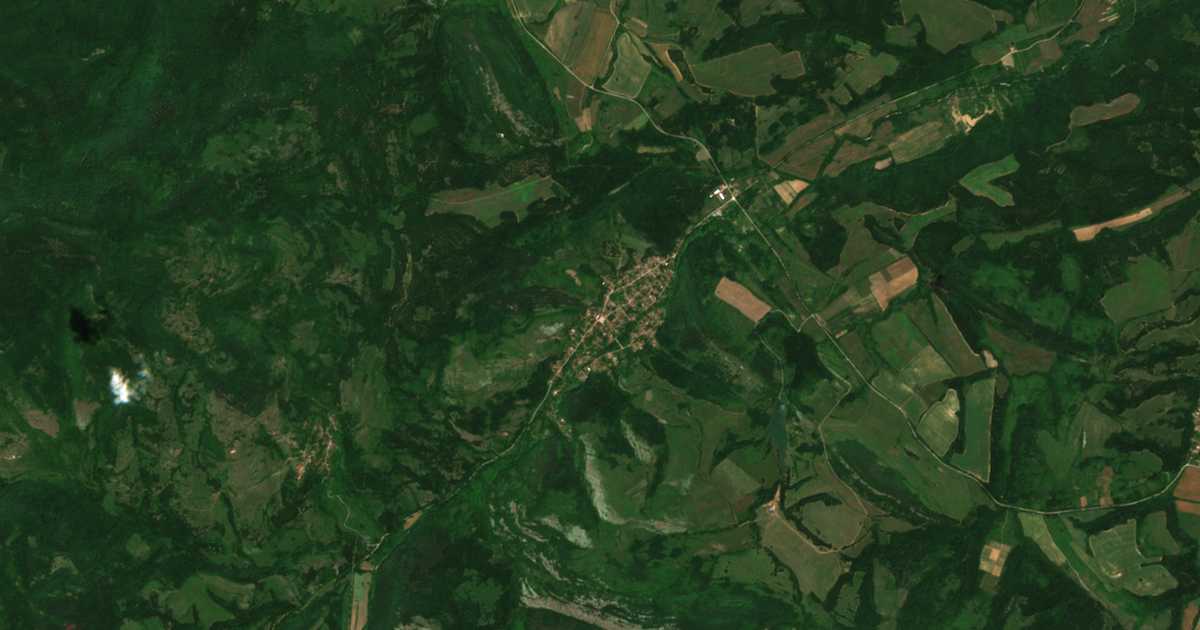 Сателитска карта на Gaganica