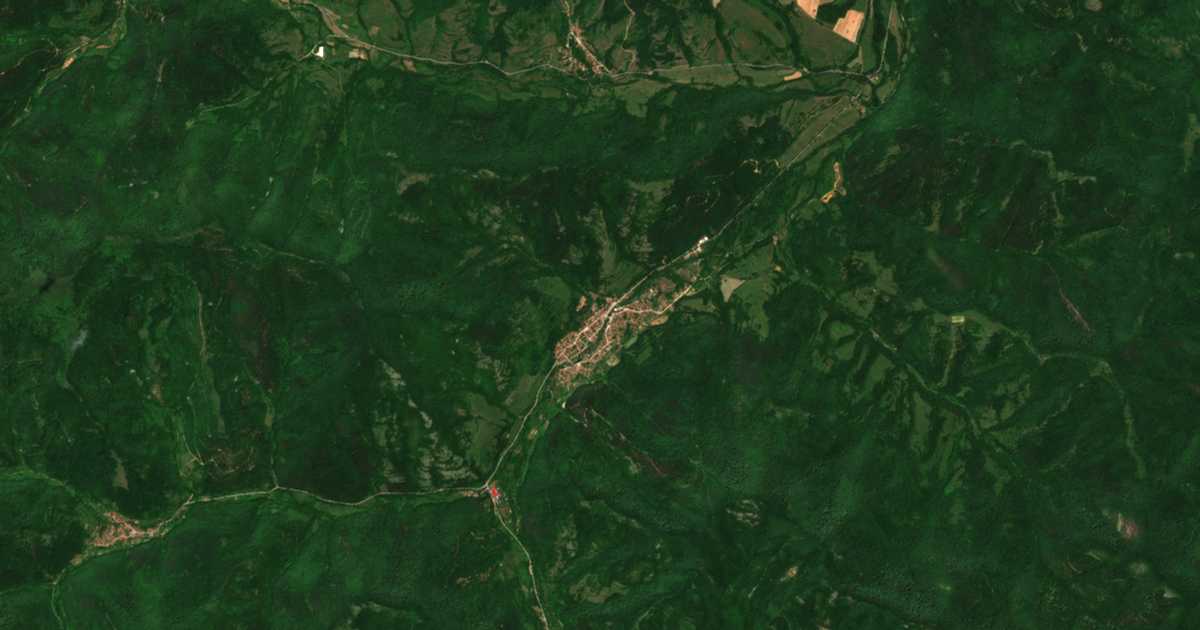 Сателитска карта на Govežda
