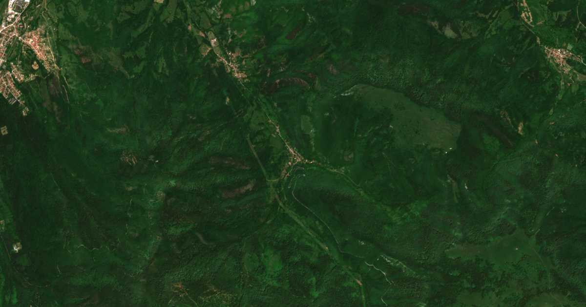 Сателитска карта на Gorna Bela rečka