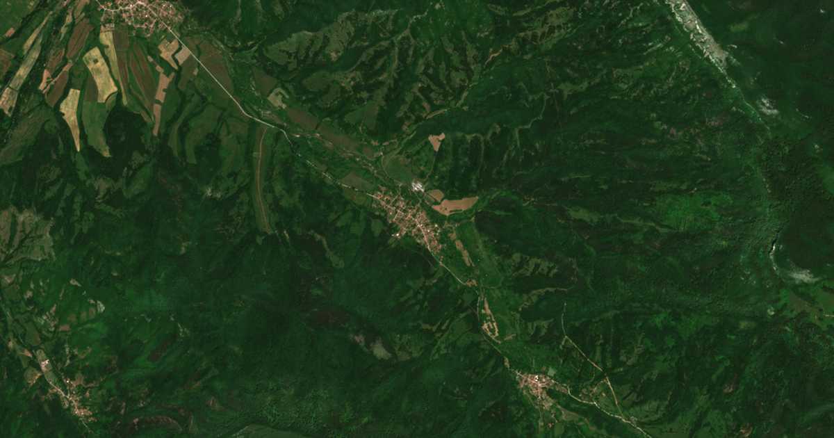 Сателитска карта на Gorno Ozirovo