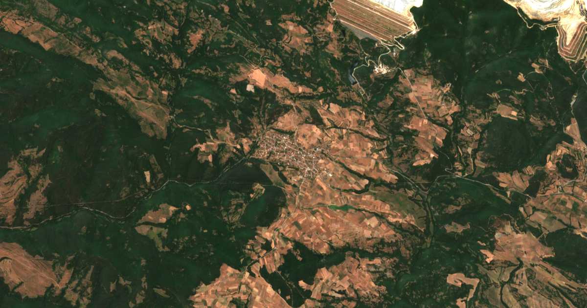 Сателитска карта на Oborište