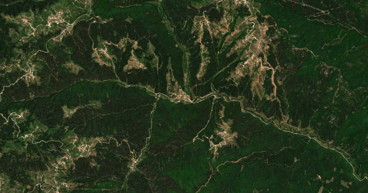 Сателитска карта на Ablanica