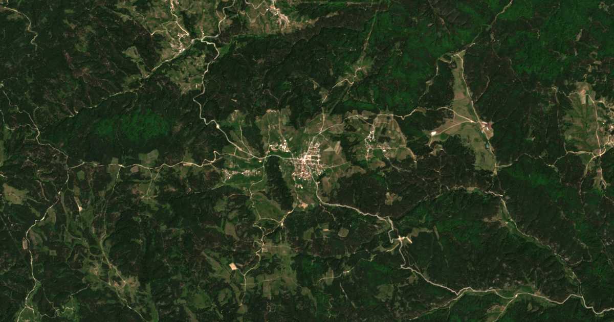Сателитска карта на Krǎstava
