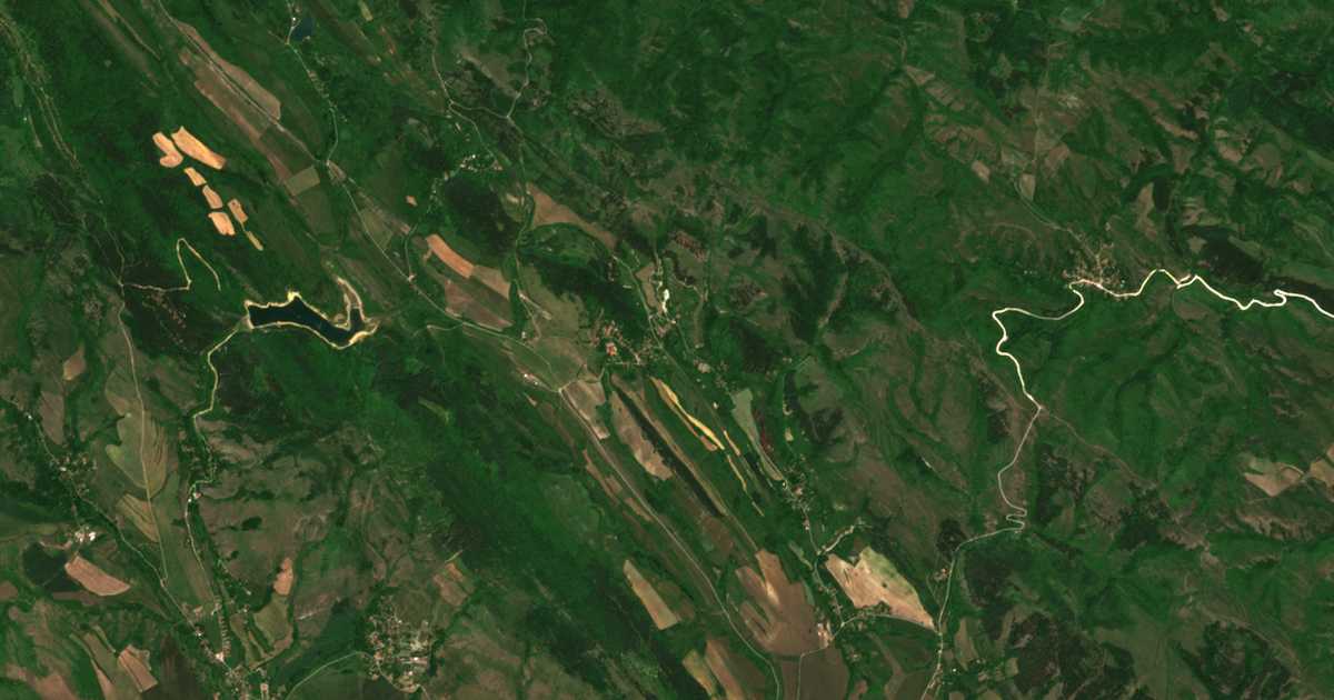 Сателитска карта на Gorni Romanci