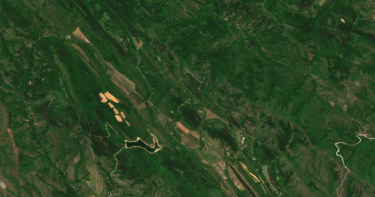 Сателитска карта на Krasava
