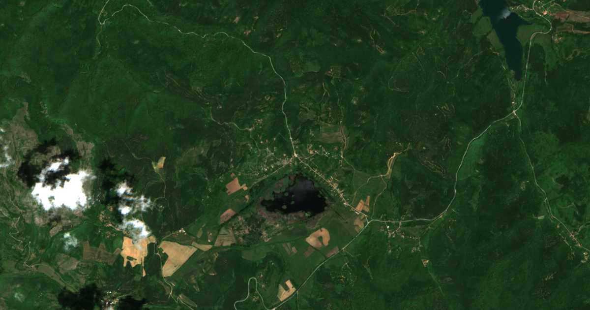 Сателитска карта на Bajkalsko