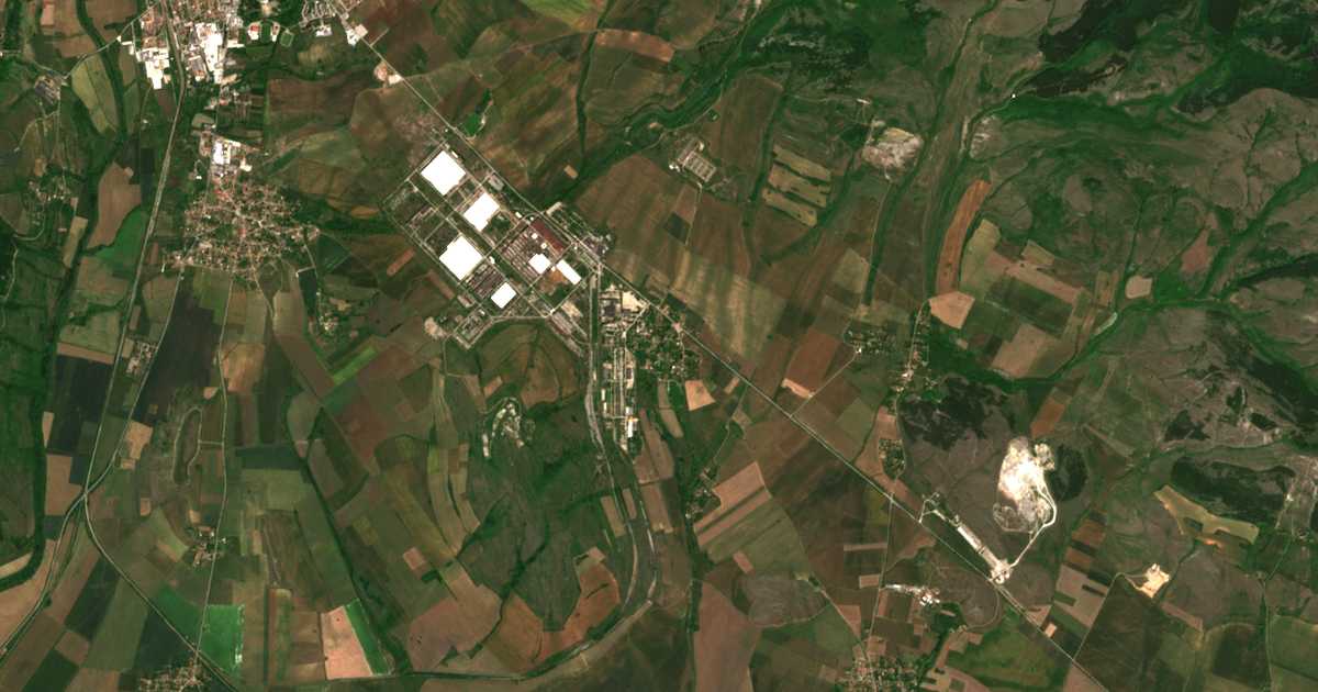 Сателитска карта на Červena Mogila