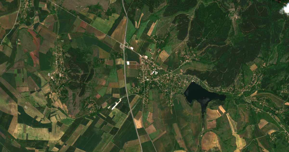 Сателитска карта на Dolna Dikanja