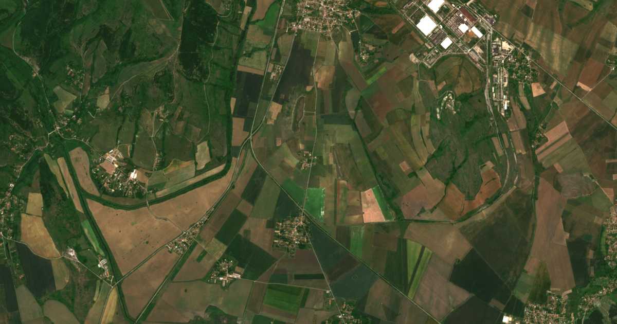 Сателитска карта на Košarite