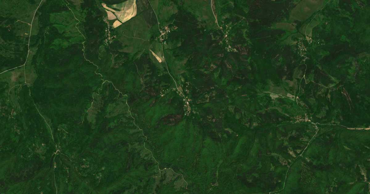 Сателитска карта на Бохова