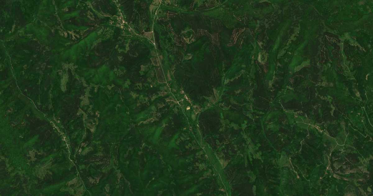 Сателитска карта на Доќовци