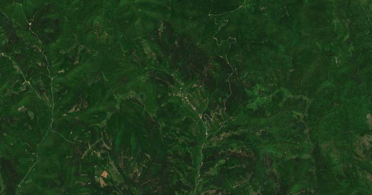 Сателитска карта на Горочевци