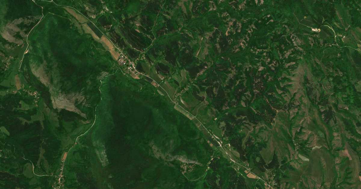 Сателитска карта на Мракетинци