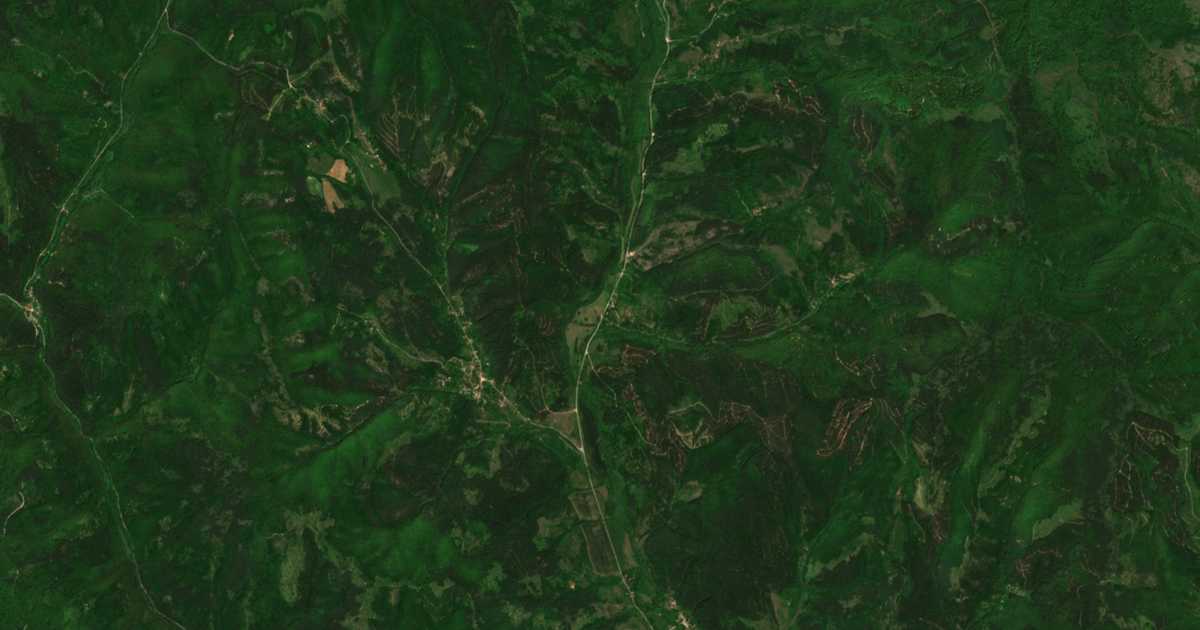 Сателитска карта на Видрар