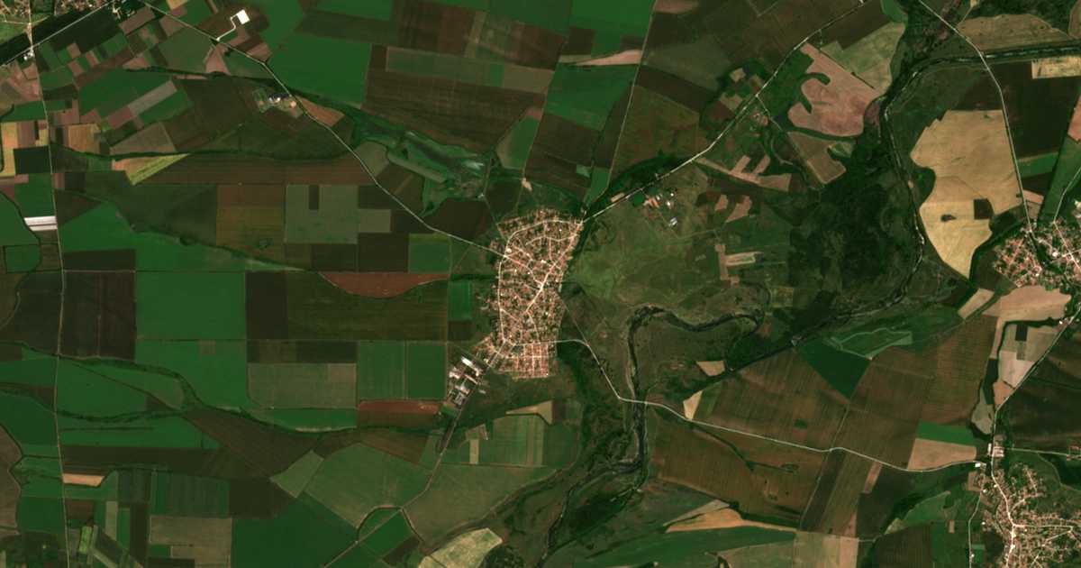 Сателитска карта на Krušovica