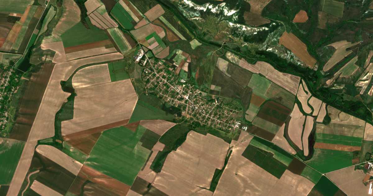 Сателитска карта на Novačene