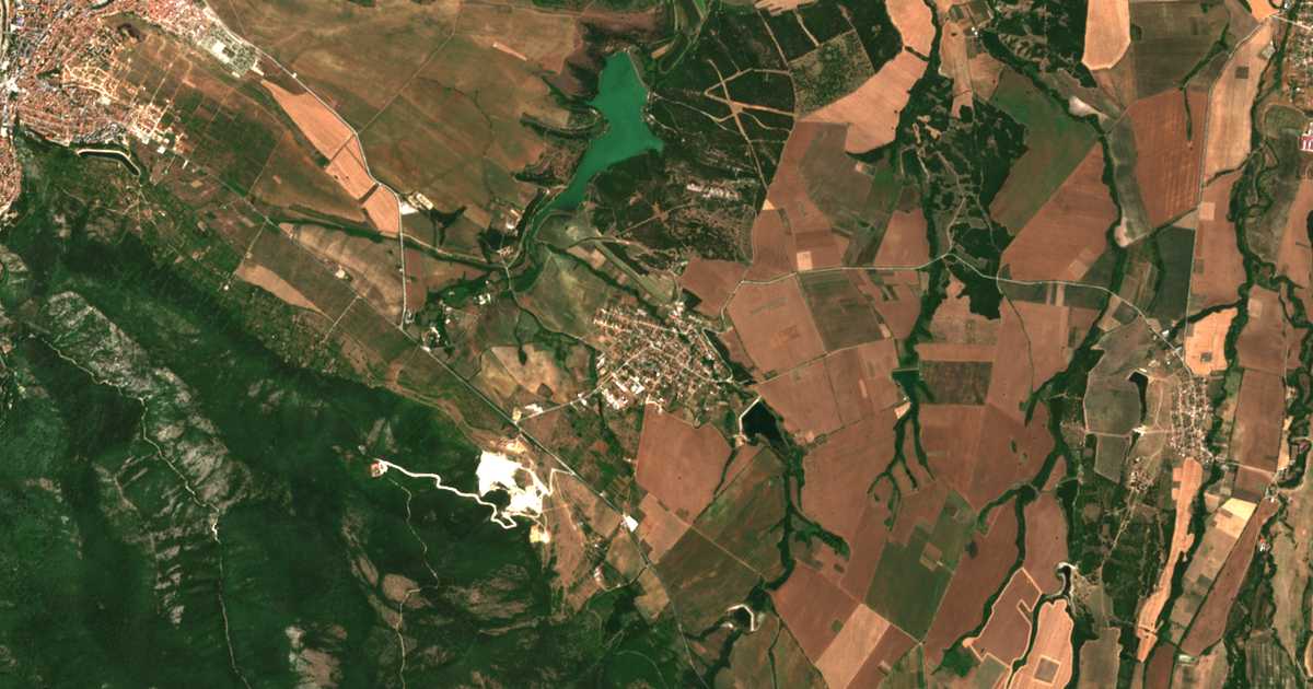 Сателитска карта на Muldava