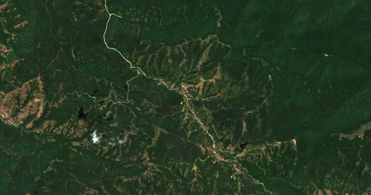 Сателитска карта на Svežen