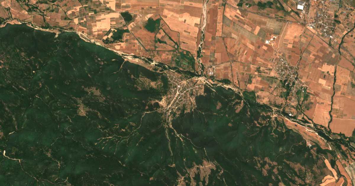 Сателитска карта на Slatina