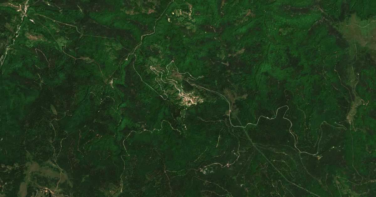 Сателитска карта на Manastir