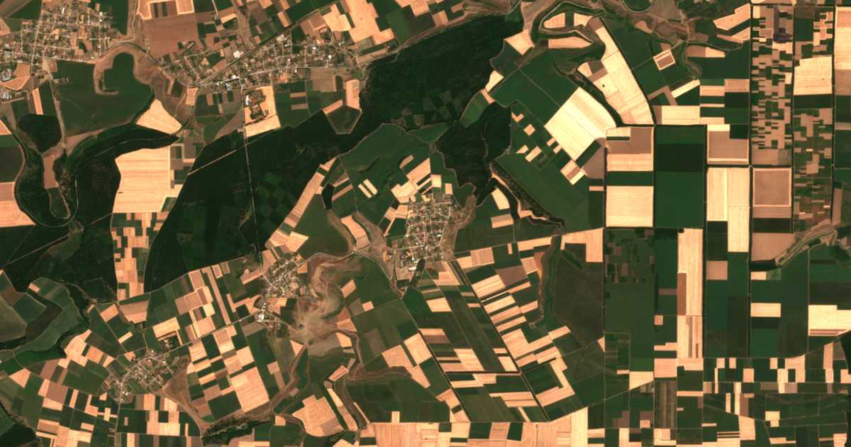 Сателитска карта на Delčevo