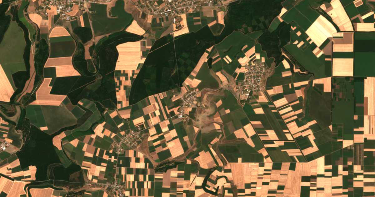 Сателитска карта на Pečenica