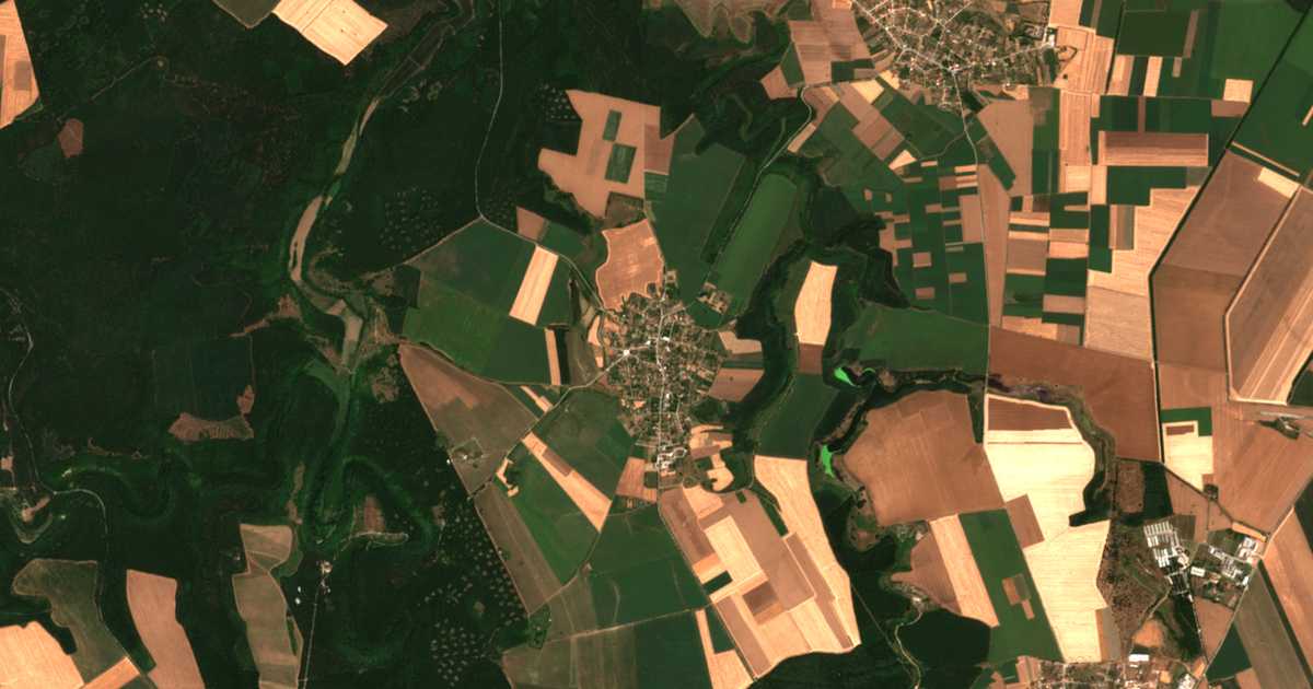 Сателитска карта на Sveštari