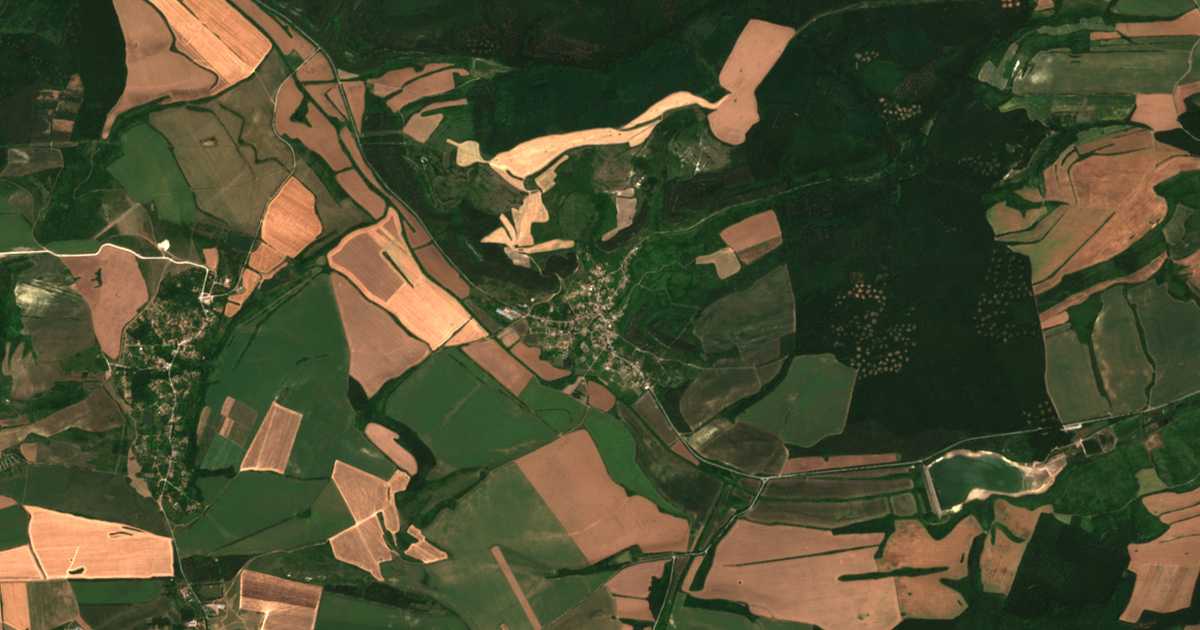 Сателитска карта на Lom Čerkovna