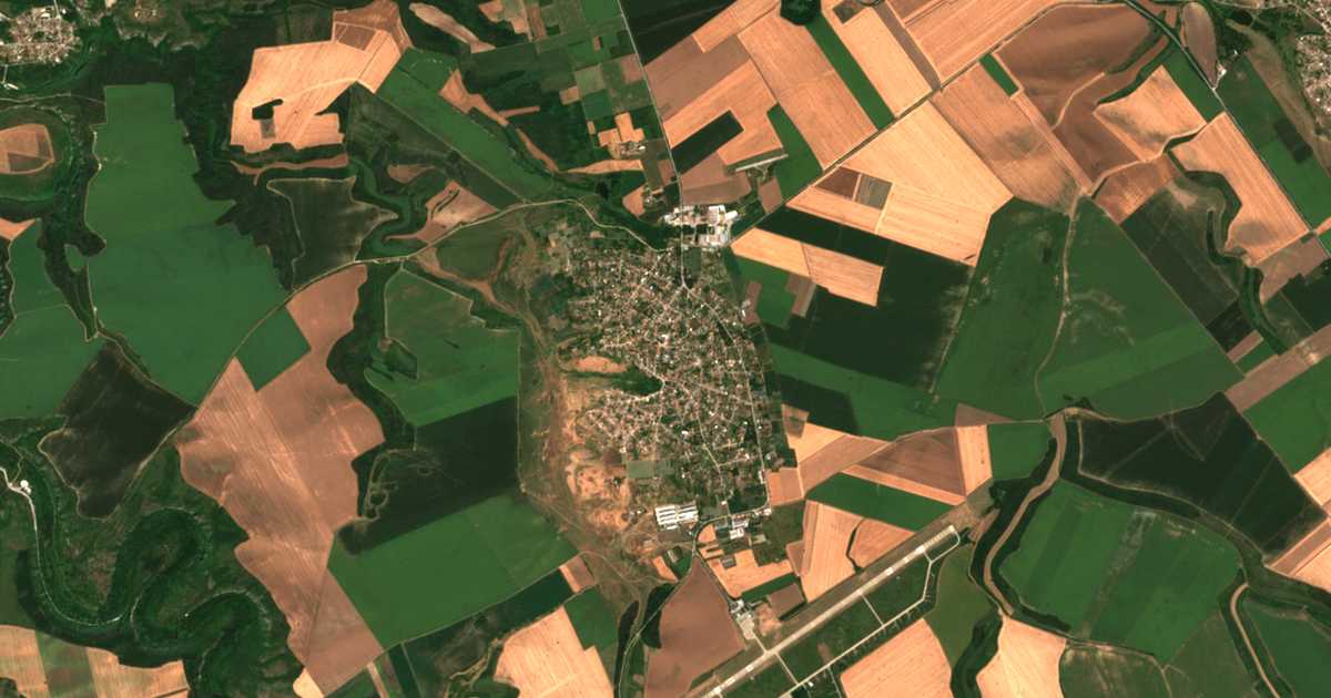 Сателитска карта на Štrǎklevo