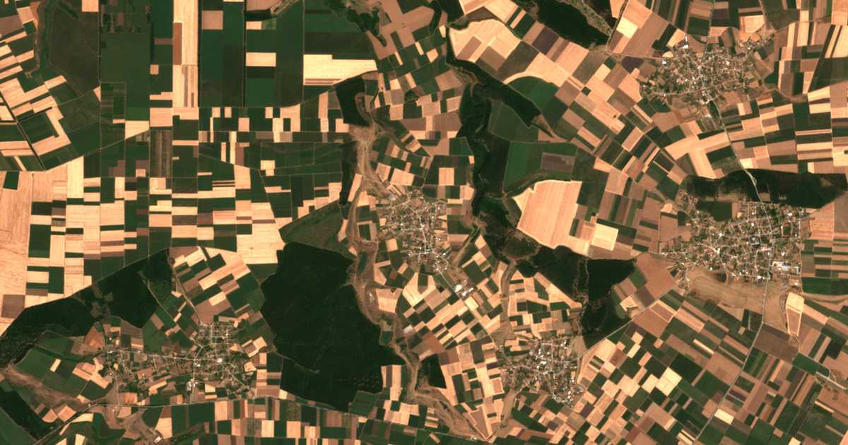 Сателитска карта на Sredkovec