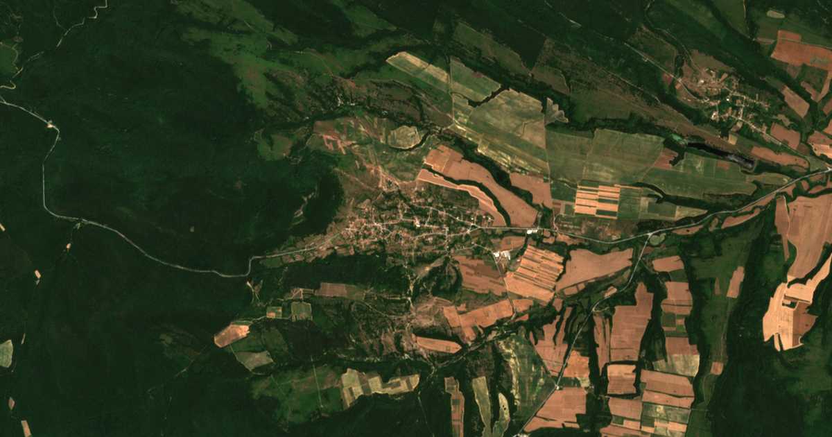 Сателитска карта на Riš
