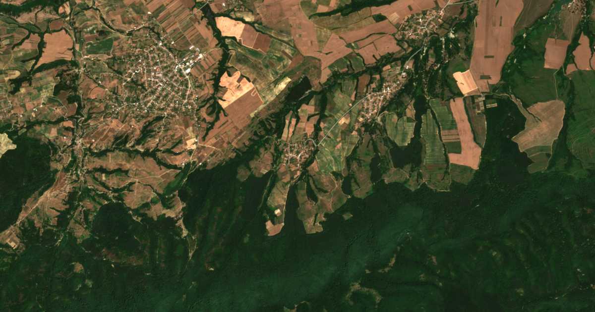 Сателитска карта на Krajgorci