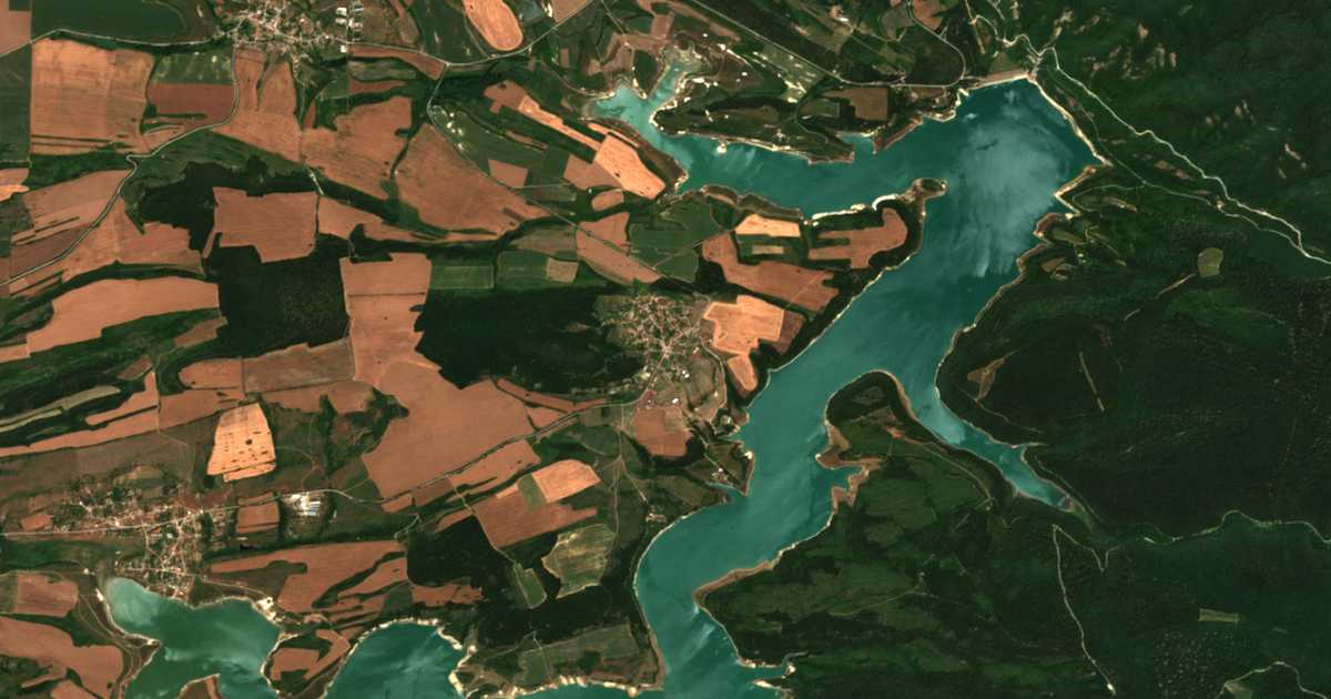 Сателитска карта на Sušina