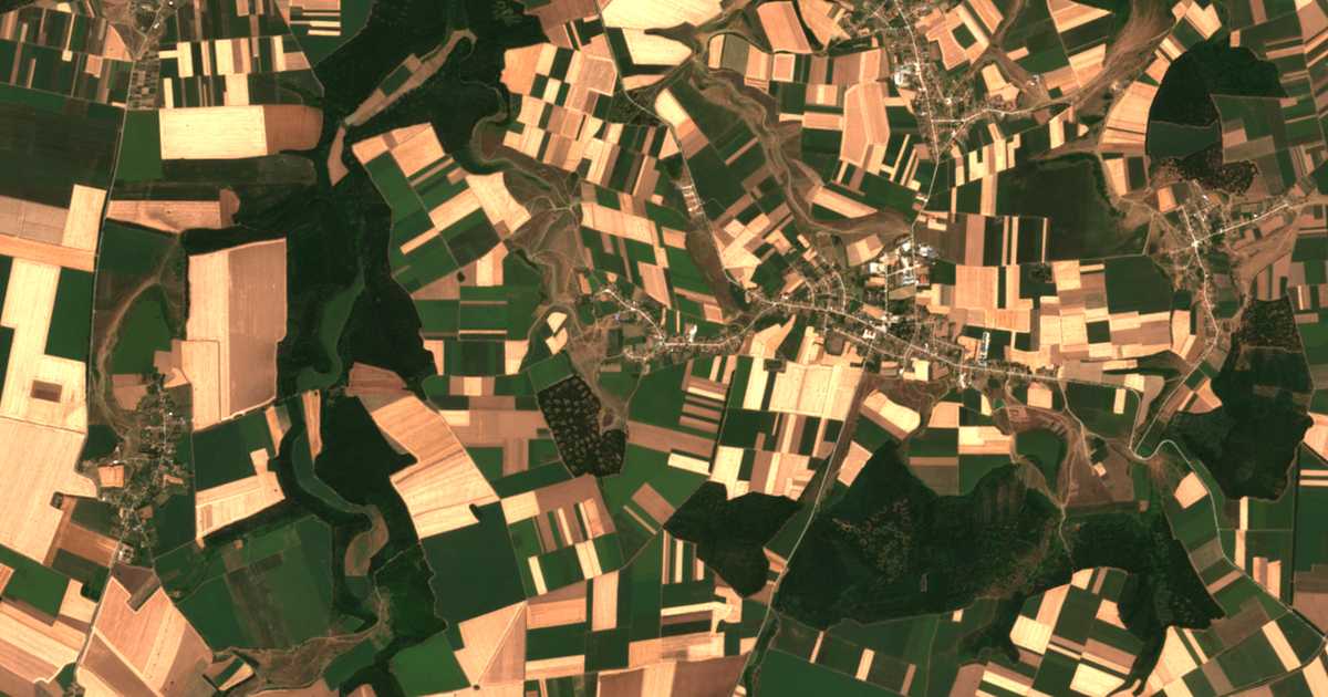 Сателитска карта на Orešene
