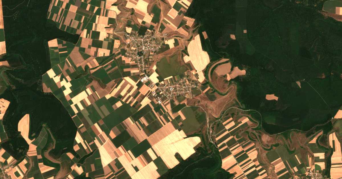 Сателитска карта на Rujno