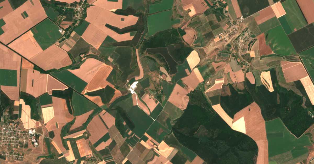 Сателитска карта на Jastrebna